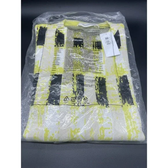 Namacheko Yellow and Beige Tsivot Turtleneck Size Large NWT SKU: 201046M205023